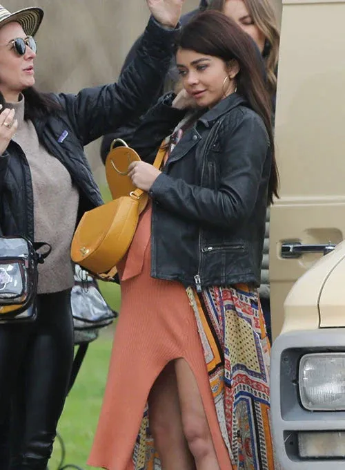 SARAH HYLAND MODERN FAMILY LEATHER JACKET