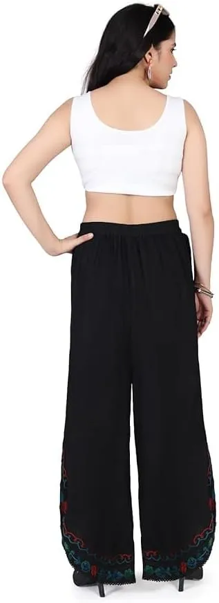 Stylish Relaxed Fit Yoga Pants, Boho Harem Pants with Floral Print, Free Size