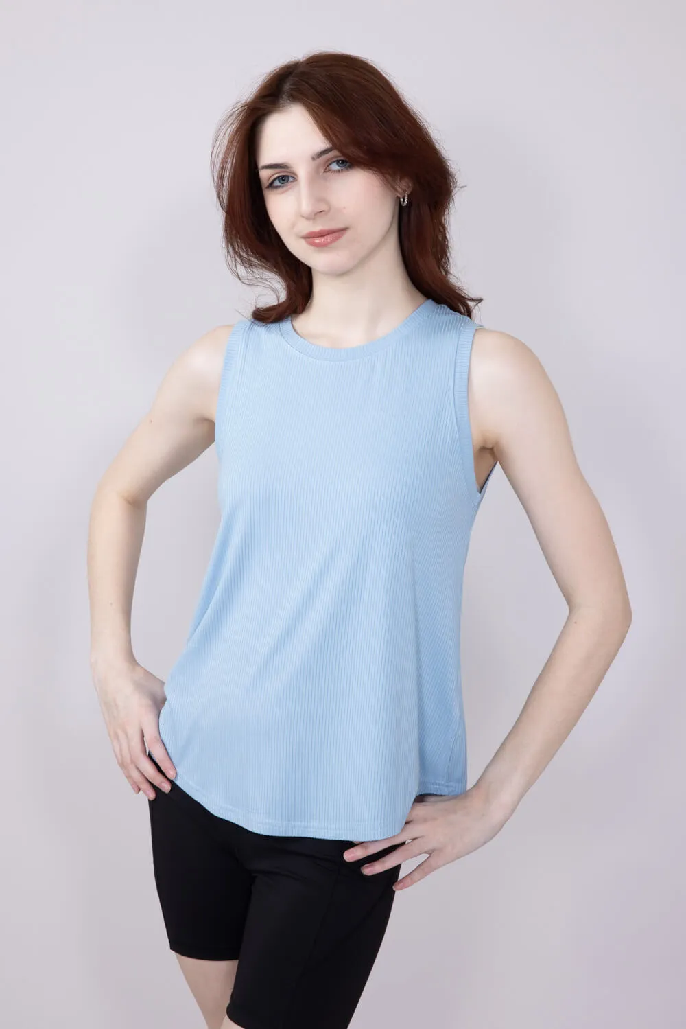 Thread & Supply Euclid Tank Top for Women in Blue | T1562RSTS-GLACIERLAKE