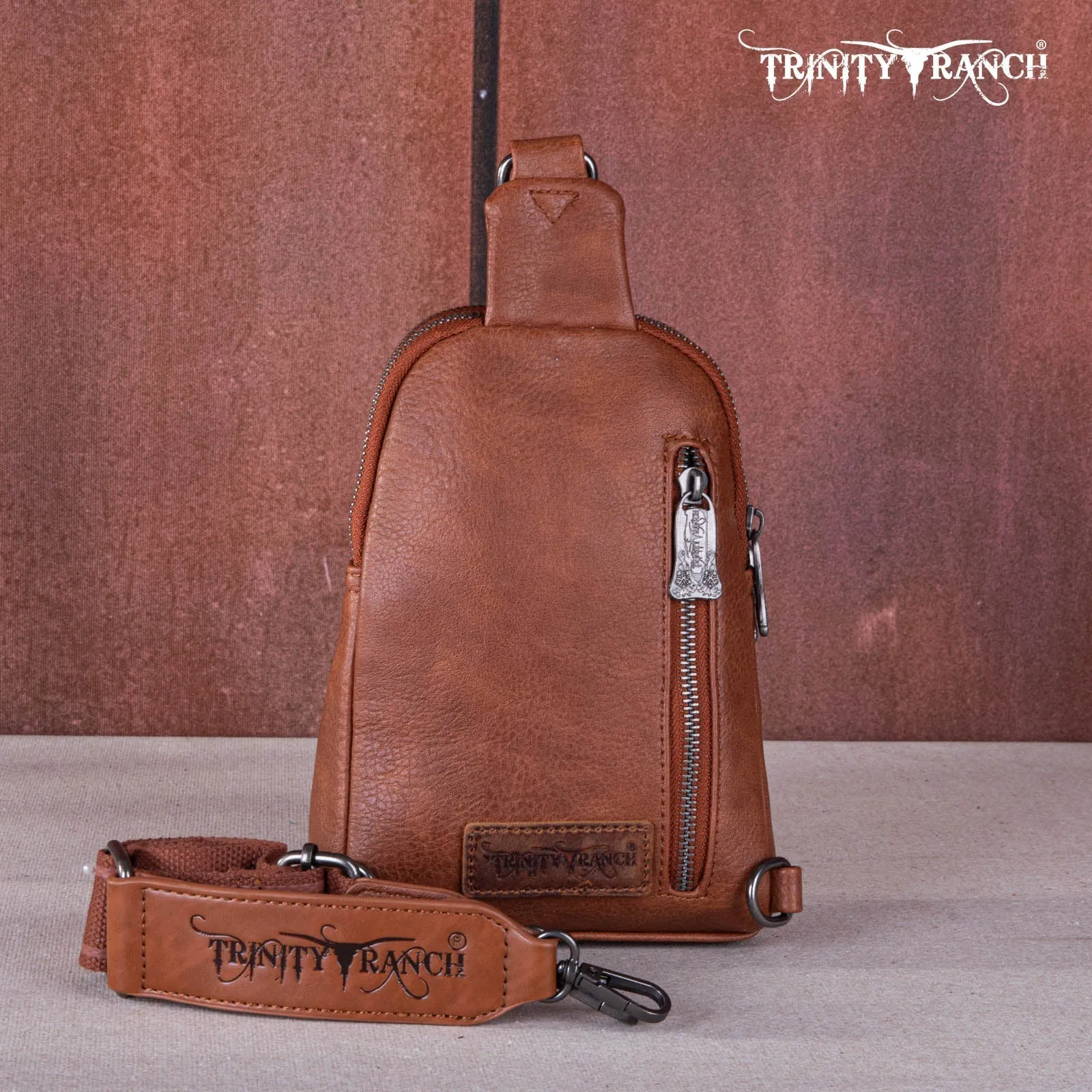 Trinity Ranch Genuine Hair-On Sling Bag