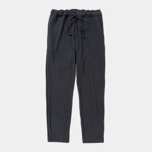 Uneven Fabric Slim Easy PT (Navy)/MW-PT24106