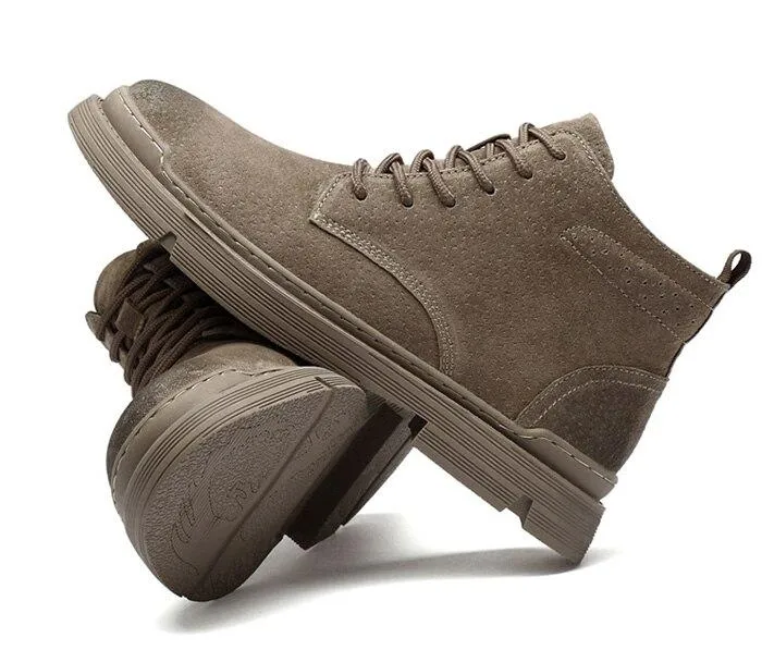 West Louis Suede Leather Autumn Ankle Boots