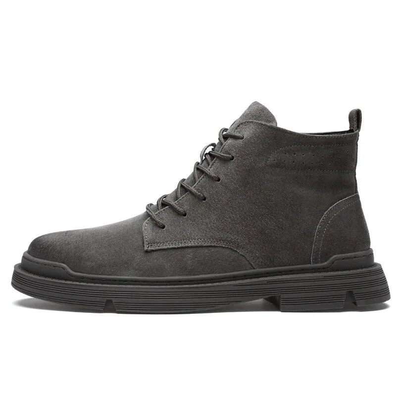 West Louis Suede Leather Autumn Ankle Boots